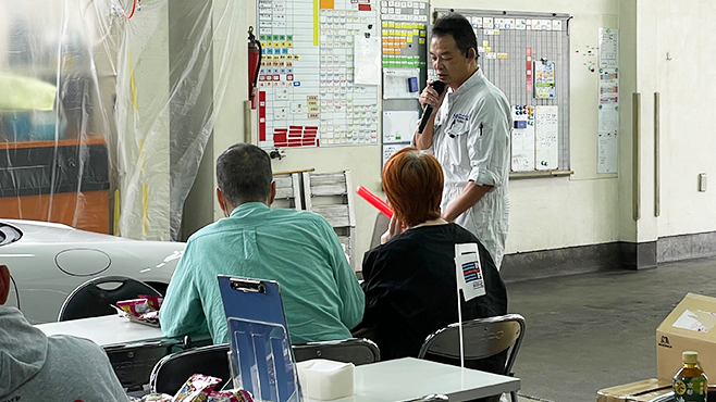 第12回わくわくポルシェ塾の様子